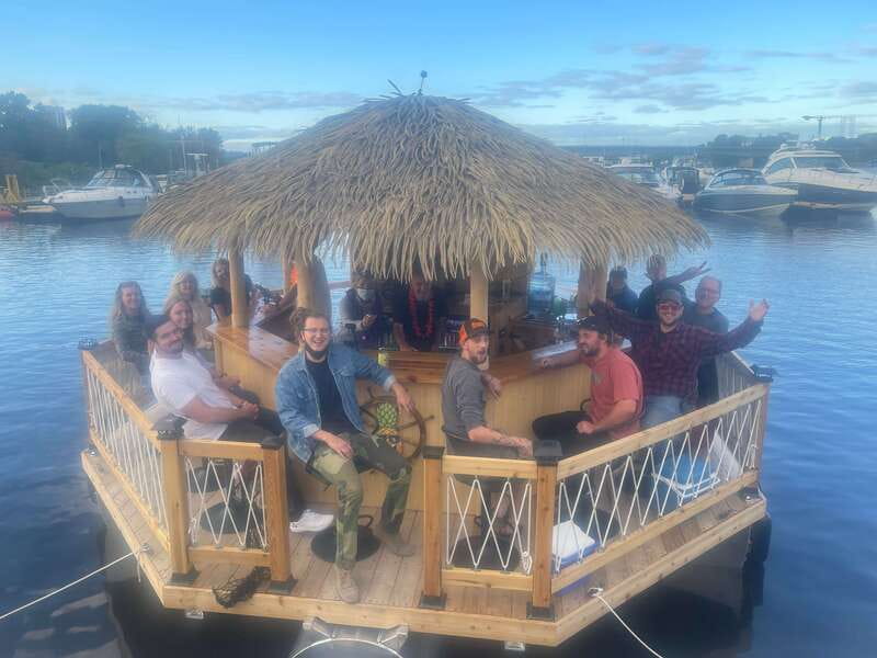 Ottawa: Floating Tiki Bar Cruise on the Ottawa River - Drinks, snacks, and the small onboard bar