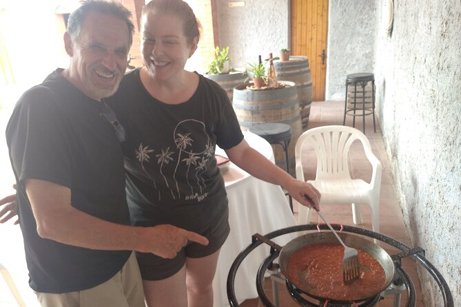 Paella Class, Winery & Bike Ride - Free Hotel Pickup from Sitges - Starting from Sitges at 9 a.m.