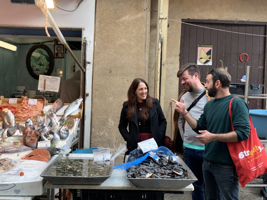 Palermo: Street Food and Local Market Tasting Tour - Starting between the bronze lions at Teatro Massimo