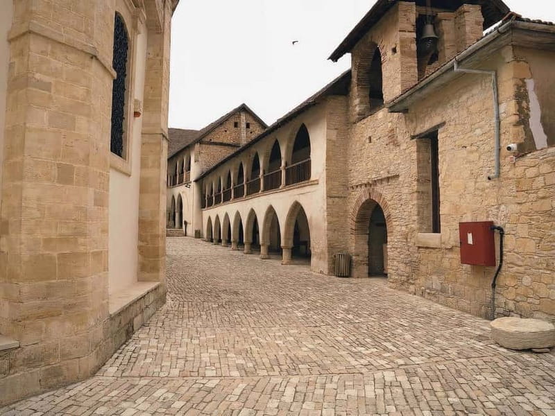 Paphos: Scenic Troodos Mountains Tour with Wine Tasting - Omodos, cobbled lanes, and an old monastery