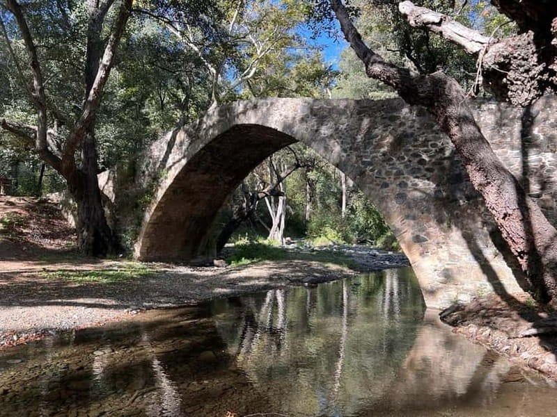 Paphos: Troodos Mountains Jeep Tour with Wine Tasting - Tzelefos Bridge and the forest tracks