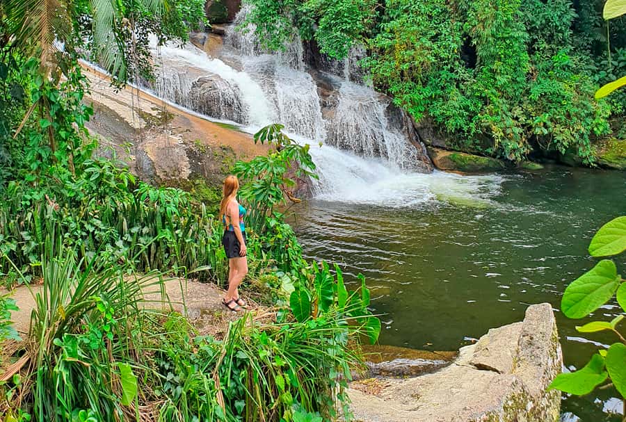 Paraty: Jungle Waterfalls and Cachaça Distillery Jeep Tour - Tobogã Waterfall and the famous rock slide