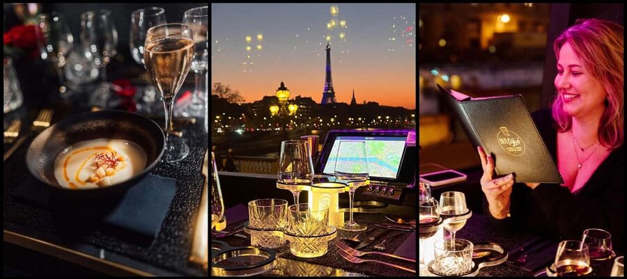 Paris: Bus Toqué Tour with 5-Course Dinner and Champagne - Timing, comfort, and small practical details