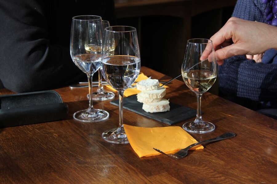 Paris: Wine and Cheese Tasting - Three wines selected for the group
