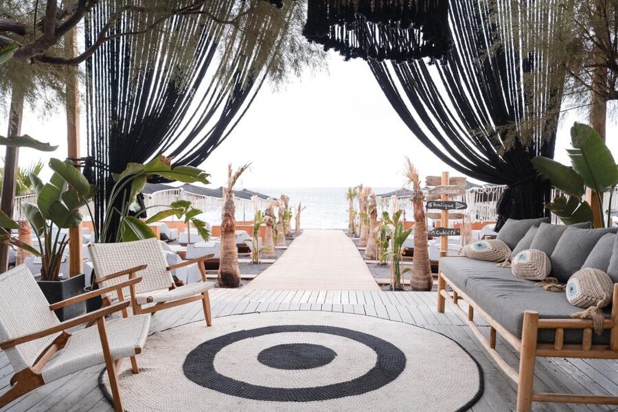 Perivolos Beach: Sun-Bed Experience FortyOne Bar Restaurant - Food, Cocktails, and Flexible Packages