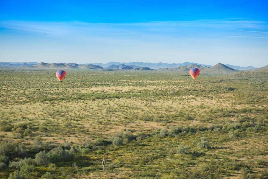 Phoenix: Hot Air Balloon Ride with Champagne and Catering - Before sunrise at Deer Valley Airport