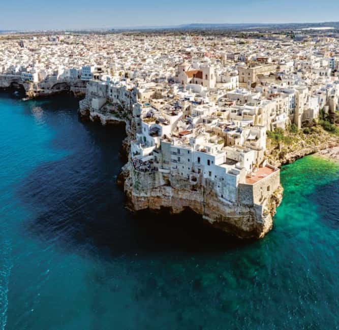 Polignano a Mare Boat Tour with Prosecco and Taralli - Lama Monachile from offshore