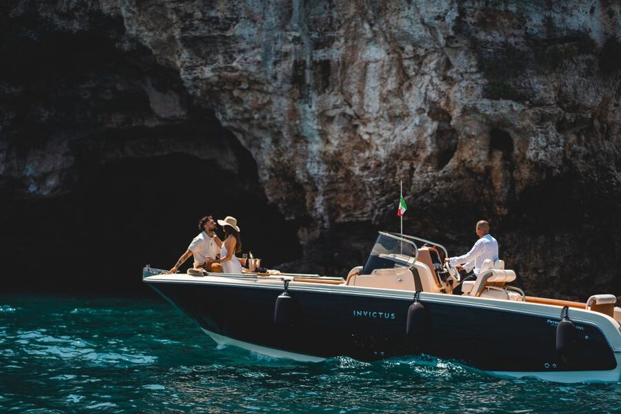 Polignano a Mare: Private Cruise with Champagne - Grotta Palazzese and Time in the Water