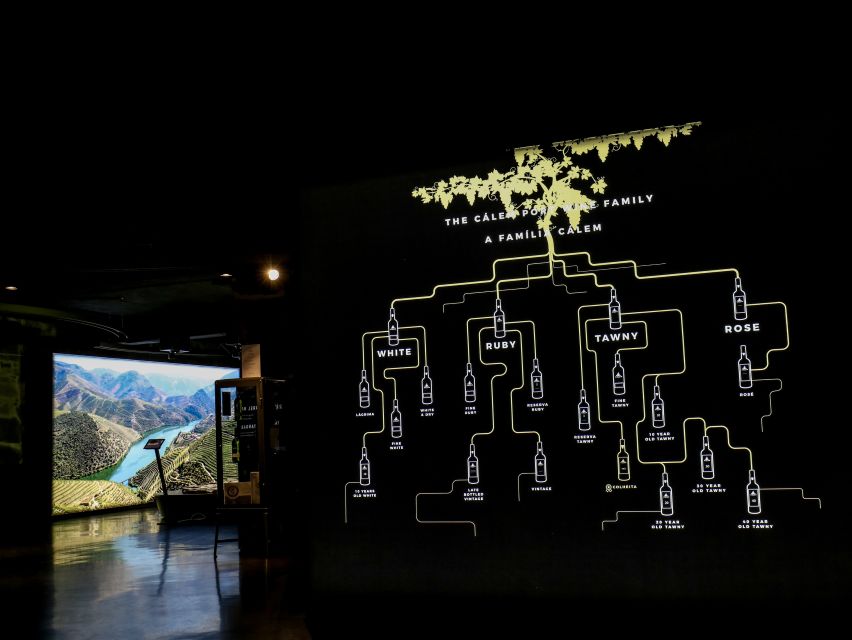 Porto: Cálem Cellar Tour, Interactive Museum & Wine Tasting - From Douro Valley to Vila Nova de Gaia