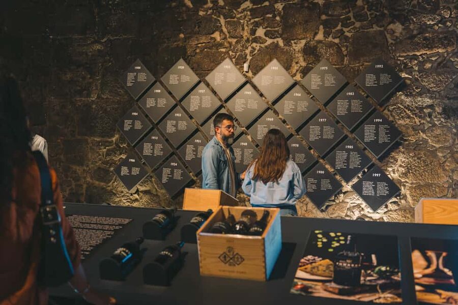 Porto: Port Cellar Visit and Wine Tasting at Fonseca - The scent activity and visual displays