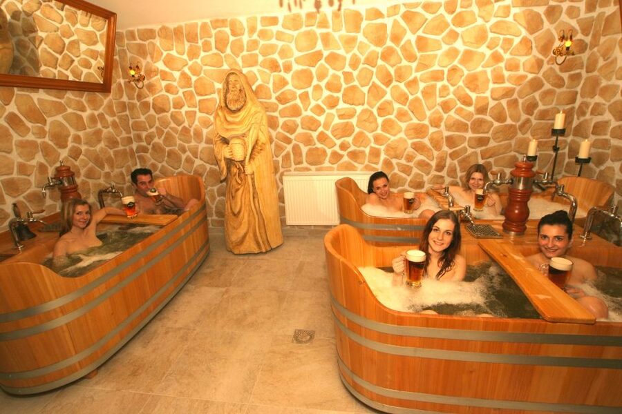 Prague: Beer Spa Bernard with Beer and Massage Option - The heated bed gives the hour a second act