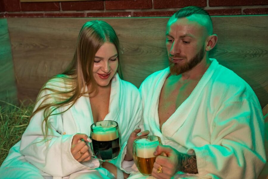 Prague: Beer Spa Experience with Unlimited Beer and Sauna - The sauna, shower, and practical comforts