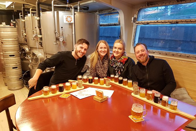 Prague Mini-Breweries Beer Tour with Czech Appetizers - Walking through New Town between breweries