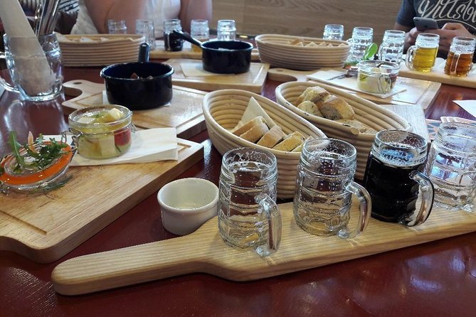 Prague Mini-Breweries Beer Tour with Czech Appetizers - Three microbreweries and at least nine tastings