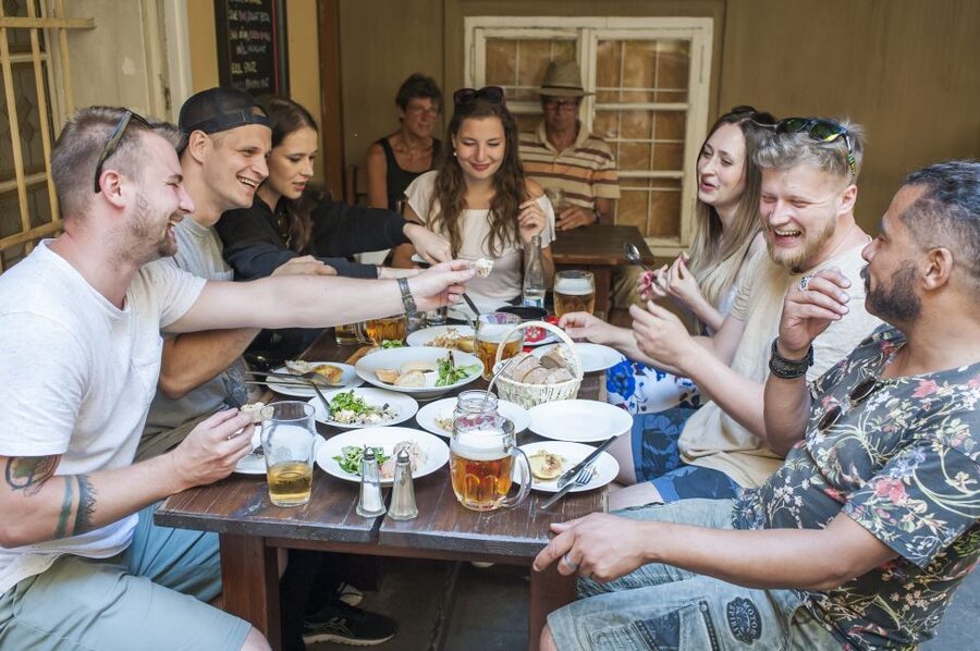 Prague: One Prague Tour with Local Food & Beer - The sights are better with the spaces between them