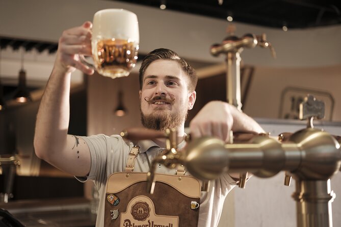 Prague Pilsner Urquell Experience with 3 Free Beer Tastings - Two more beers in the Beer Hall