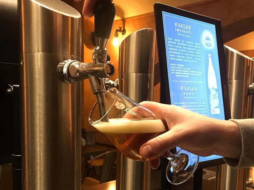 Prague: Self-Pour Czech Beer-Tasting Experience - Pub food that helps pace the tasting