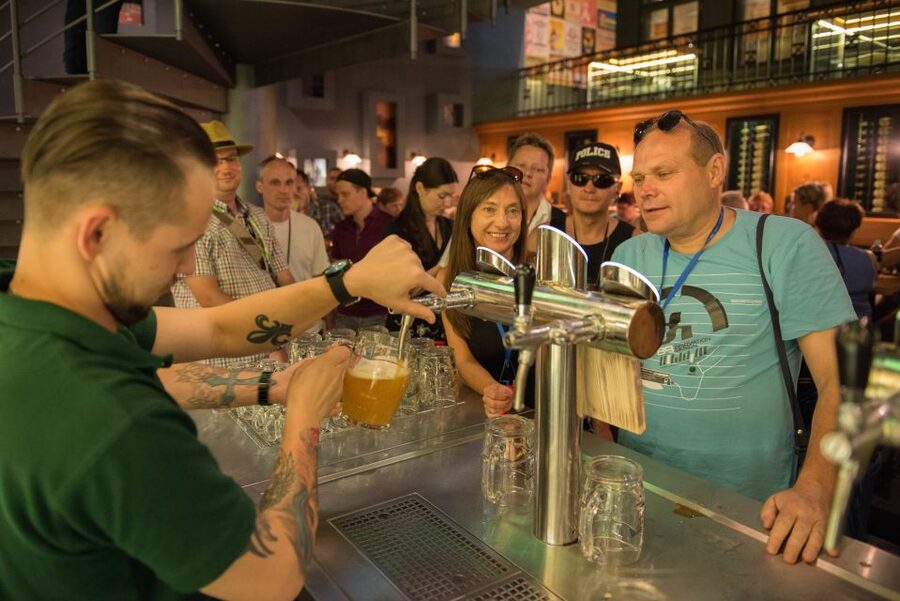 Prague: Staropramem Brewery Self-Guided Tour with Tasting - The bar is where the visit pays off