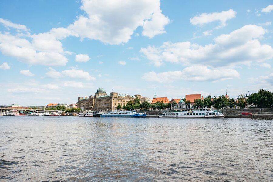 Prague: Swimming Beer Bike on A Cycle Boat - A beer bar that floats through Prague