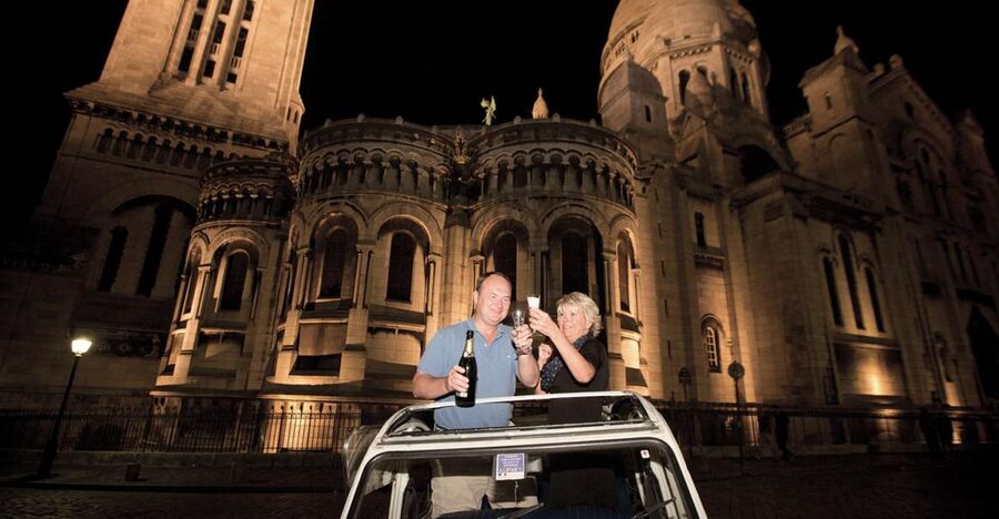 Private tour of Paris by Night with Champagne - Champs Elysees and the Arc de Triomphe