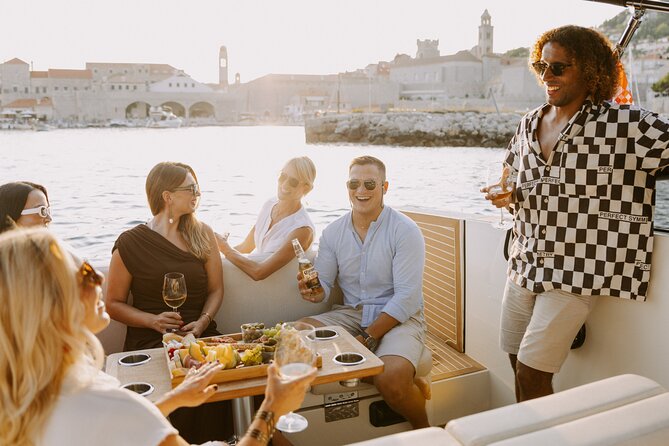 Prosecco & Sunsets: Private Dubrovnik Cruise - Dubrovnik’s walls from the deck of a private boat