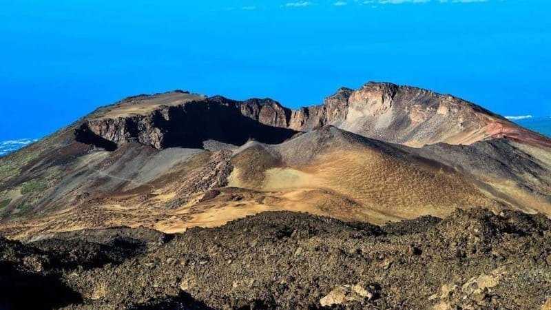 Puerto Cruz: VIP Teide Sunset & Stars, Guachiche Lunch+Cava - Sunset at Mirador El Retamar, 2,100 meters high