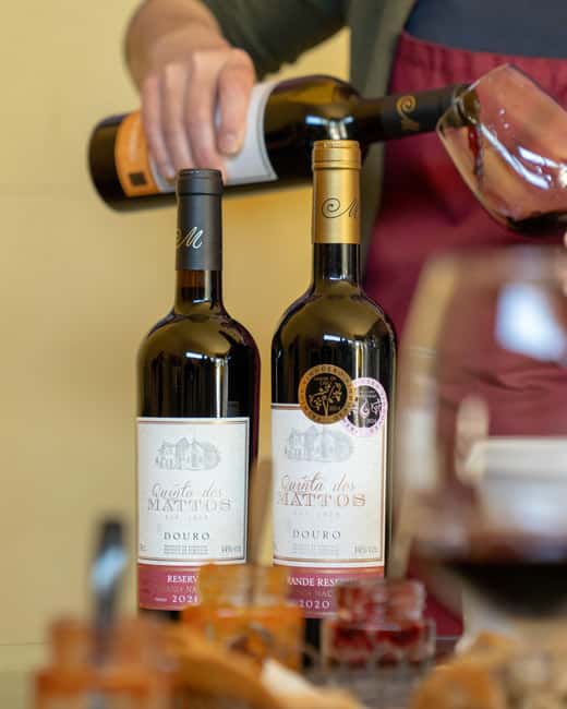 Régua: Wine tasting at a Quinta, traditional lunch, cruise, and train ride - Five wines at a century-old quinta