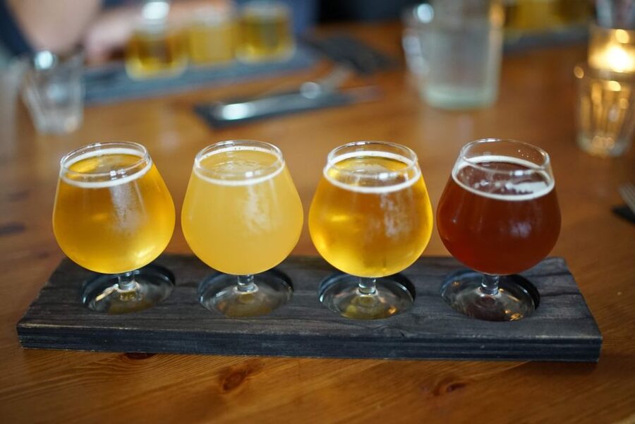 Reykjavik: Beer and Booze Tour - Skúli Craft Bar starts the tasting