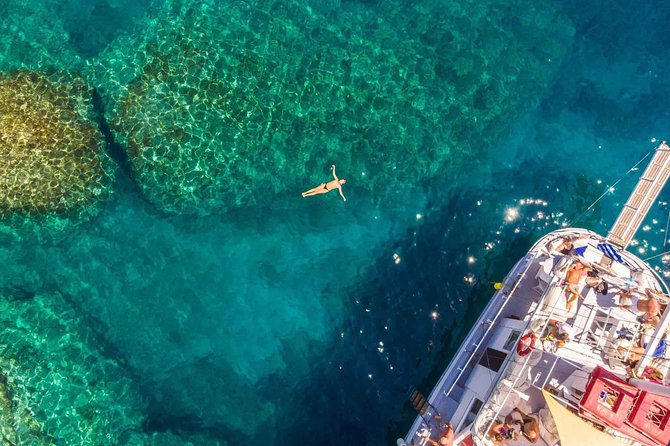 Rhodes Exclusive Swim Cruise Cocktail Open bar & Gourmet Buffet - Afandou offers a long beach and room to explore
