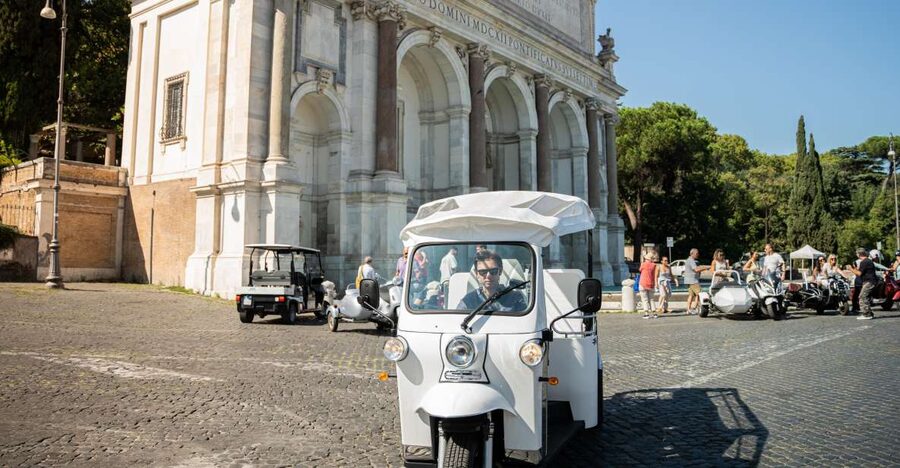 Rome: 2-Hour Vip Tuk-tuk tour with Hotel Pickup and Prosecco - The Pyramid of Cestius and Rome’s Egyptian influence
