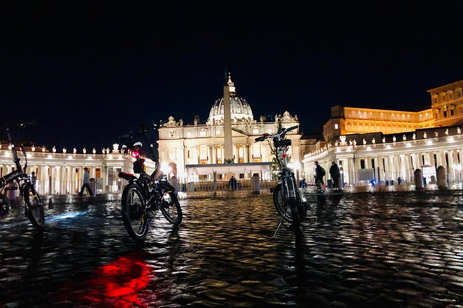 Rome by Night - Ebike Small Group Tour - Food and Wine (Option) - Finishing beside the Colosseum