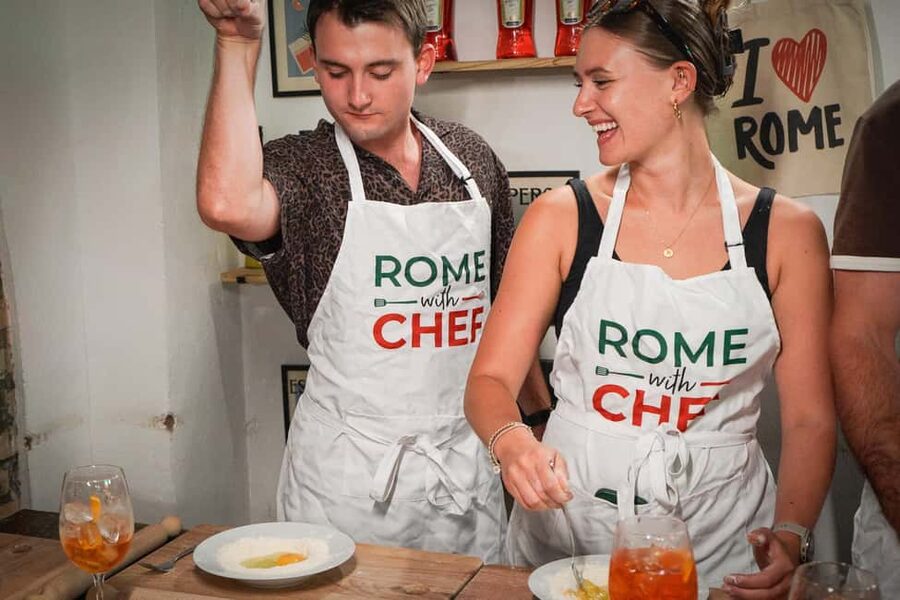 Rome Cooking Class: Make Pasta and 3 Spritz Cocktails - First course: learning the three Roman spritzes