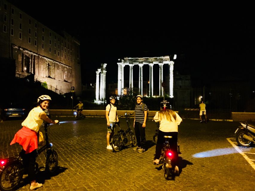 Rome: E-Bike Night Tour with Food and Wine Tasting - Theatre of Marcellus and the Jewish Ghetto