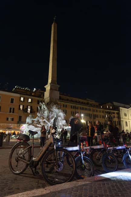 Rome: E-Bike Night Tour with Food and Wine Tasting - Saint Peter’s Basilica and Castel Sant’Angelo