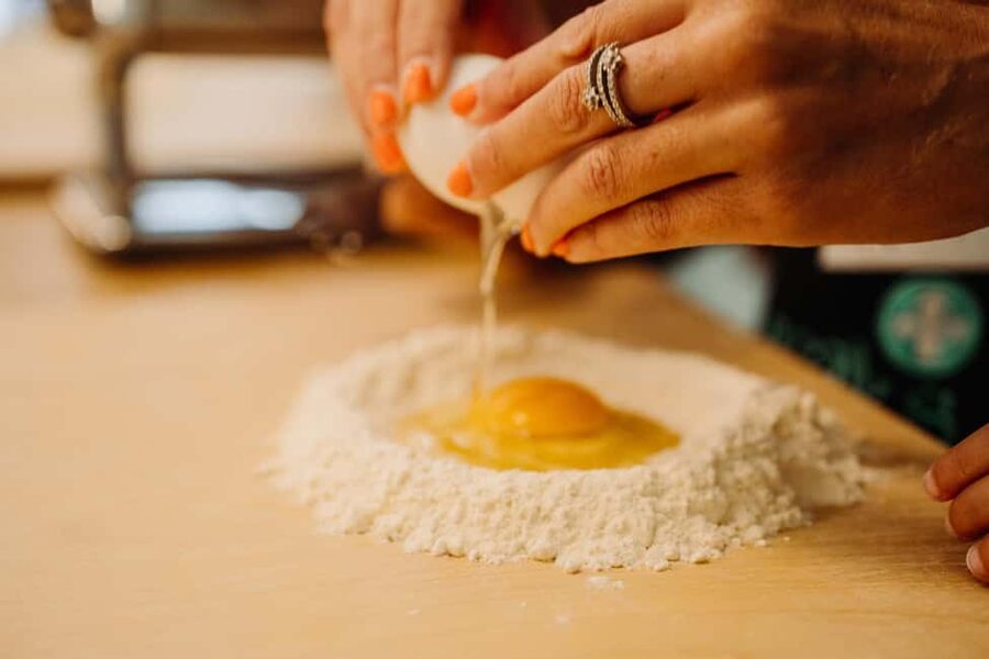 Rome: Fresh Pasta-Making Class with Wine and Gelato - Learning Roman sauces while the pasta rests
