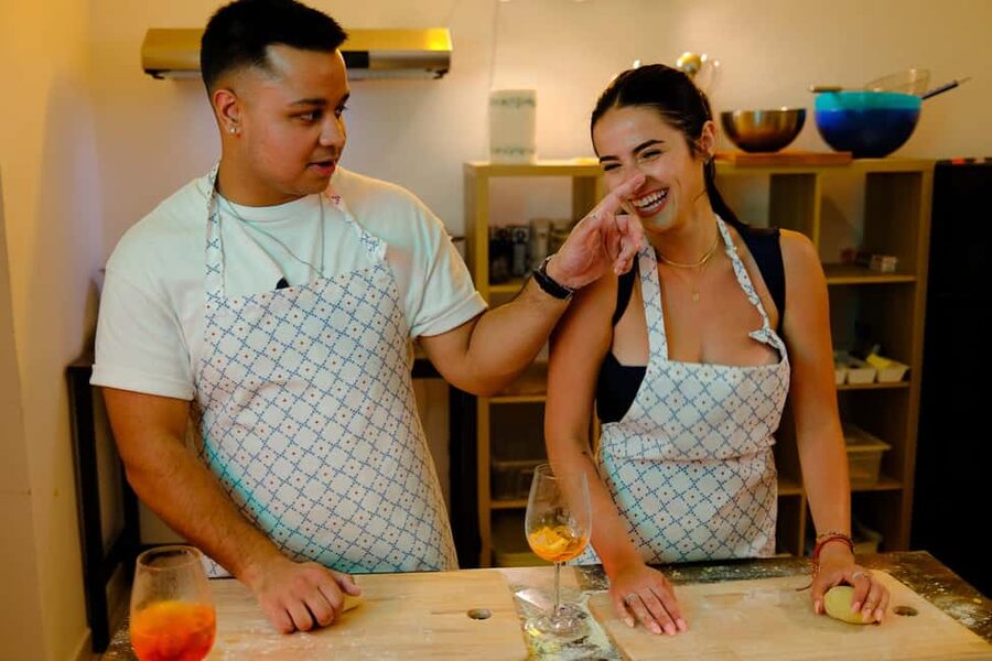 Rome: Pasta Cooking Class with Spritz Cocktails - Making fettuccine instead of just eating it