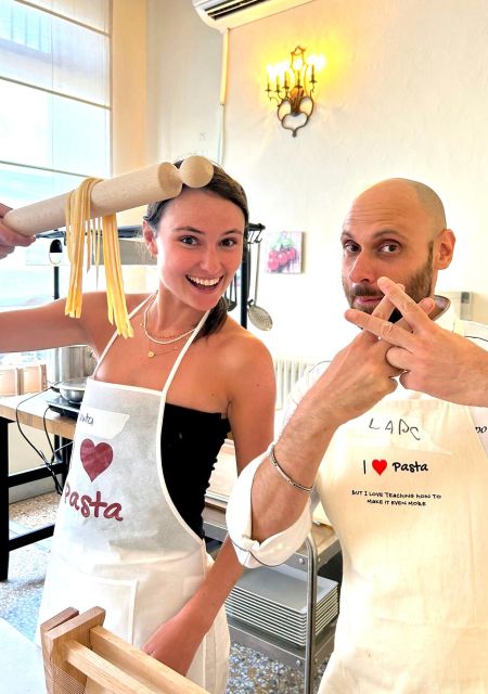 Rome: Pasta Making Class with Wine, Limoncello, and Dessert - Making pasta inside Palazzo Grazioli