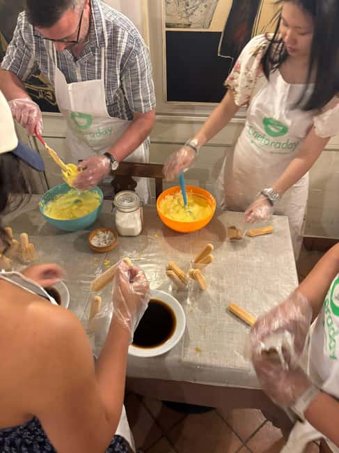Rome: Rooftop Cooking Class with Wine Tasting near Vatican - Rolling and shaping fresh fettuccine