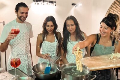 Rome Tipsy Cooking Class: Make Pasta and Mix 3 Spritz Cocktails