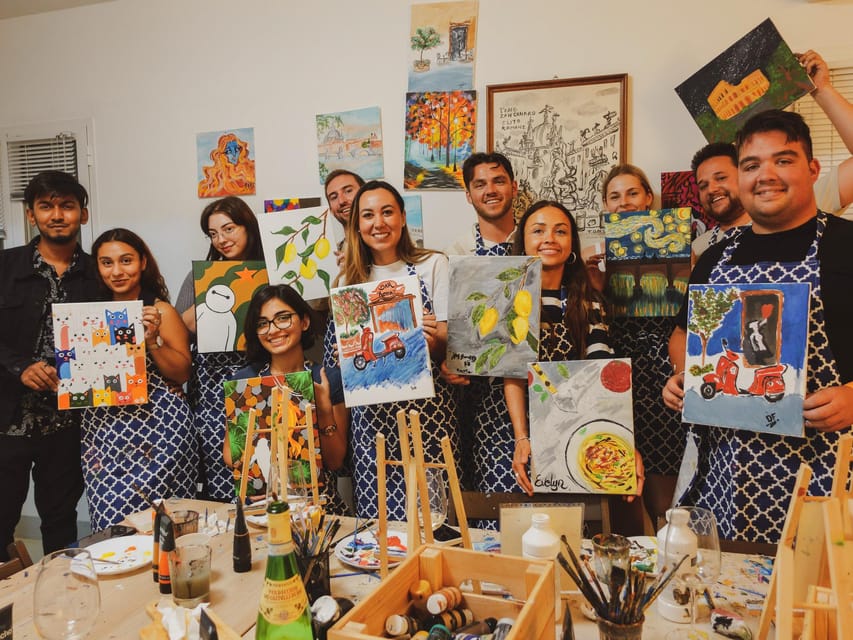 Rome: Tipsy Painting Class with Fine Wine and Arts - Practical details before you reserve