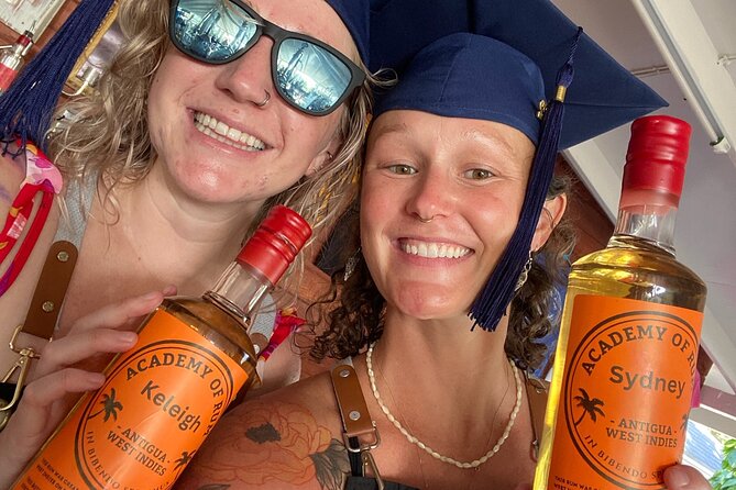 Rum Making Masterclass Galleon Beach Antigua 2 People per Station - Build a flavor combination of your own