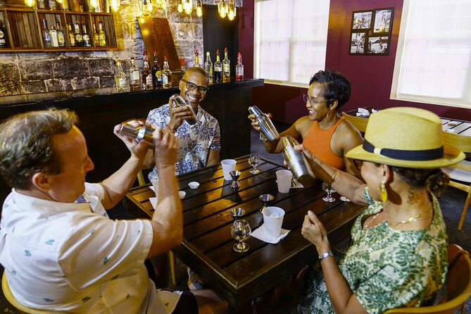Rum Tasting and Food Walking Tour in Nassau Bahamas - Walking through downtown Nassau’s old stories
