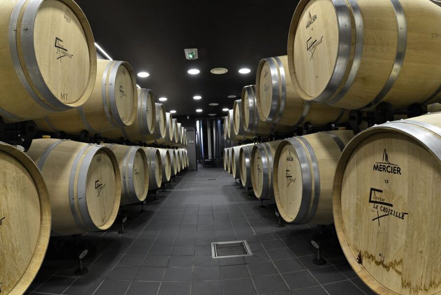 Saint-Émilion: Grand Cru Classé Winery Visit and Tasting - Three wines in a scenic tasting room