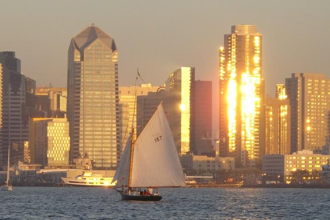 San Diego Bay Sail Aboard a Vintage Yacht Beer and Wine Included - The skyline, Seaport Village, and the North Embarcadero