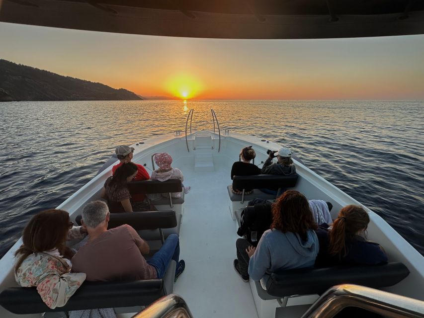 San Sebastian: 2 Bays Evening or Sunset Boat Tour with Cava - The eastern cliffs toward Faro de la Plata