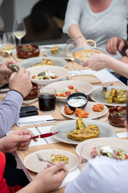 Santorini: Cooking Class with Lunch and Wine Tasting - Santorini wine tasting, from crisp whites to sweet Vinsanto