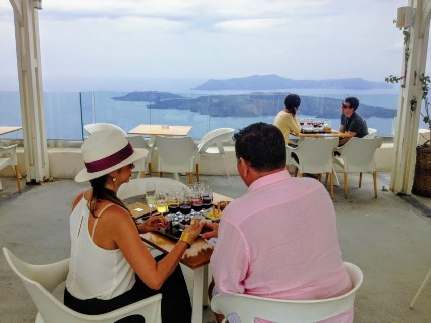 Santorini: Guided Tour to 3 Wineries with Wine Tastings - Art Space Winery, an atmospheric stop in old volcanic caves