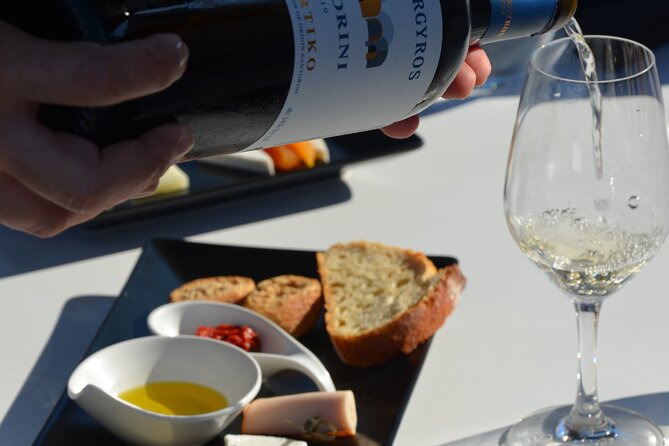 Santorini Highlights Small-Group Tour with Wine Tasting option - Red Beach from the viewpoint