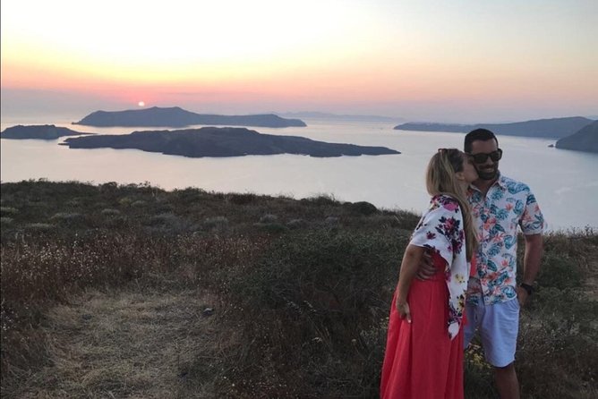 Santorini Sunset Wine Tour with Santo Winery Views - Santo Winery, sunset, and the evening finale