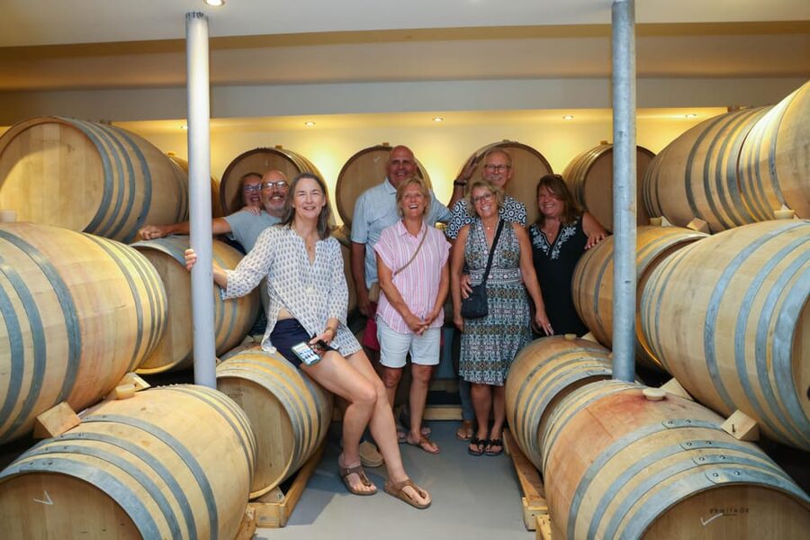 Santorini: Tour of Wineries with Wine Tasting & Food - Pickup and the Small-Group Ride